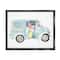 Stupell Industries Patterned Easter Eggs Truck Holiday Bunny Painting Floater Framed Art